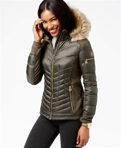 michael kors jackets women's macys|Michael Kors women's fitted jackets.